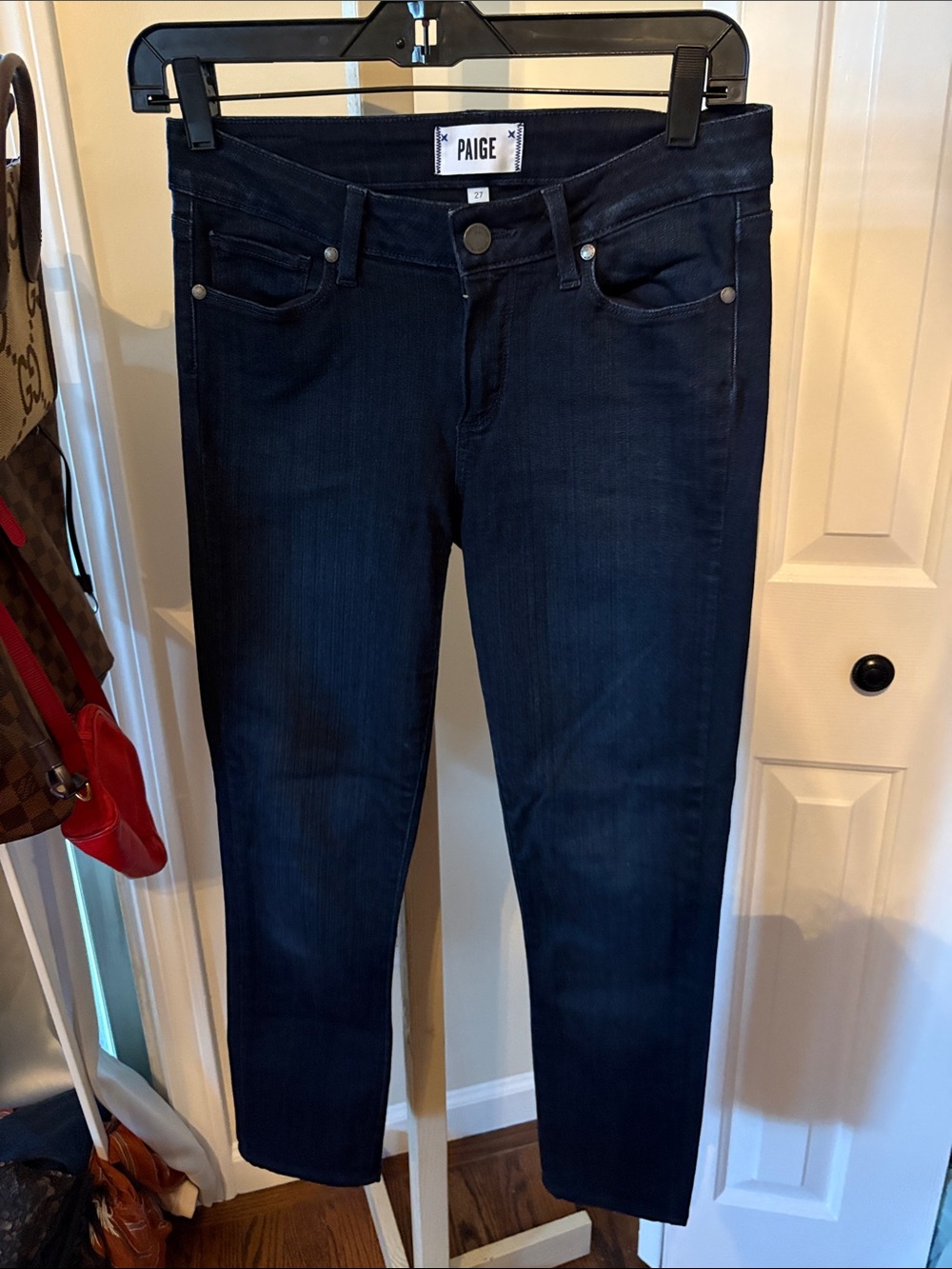 Anthropologie PAIGE verdugo crop denim size 27 - Picture 2 of 6
